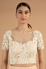 White floral blouse5533 video